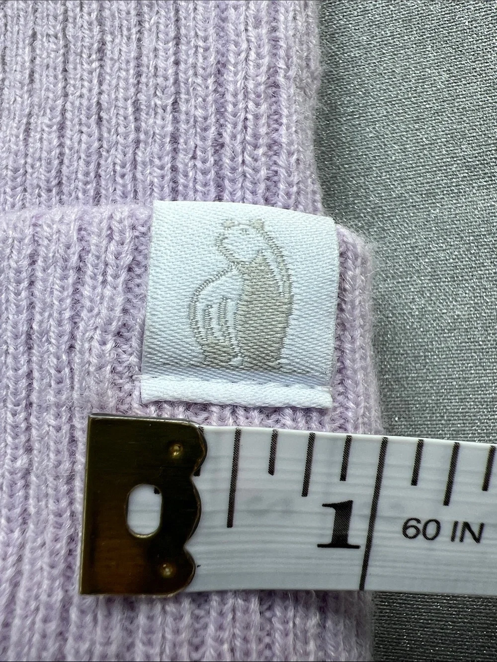 Baby Ribbed Beanie - Lavender